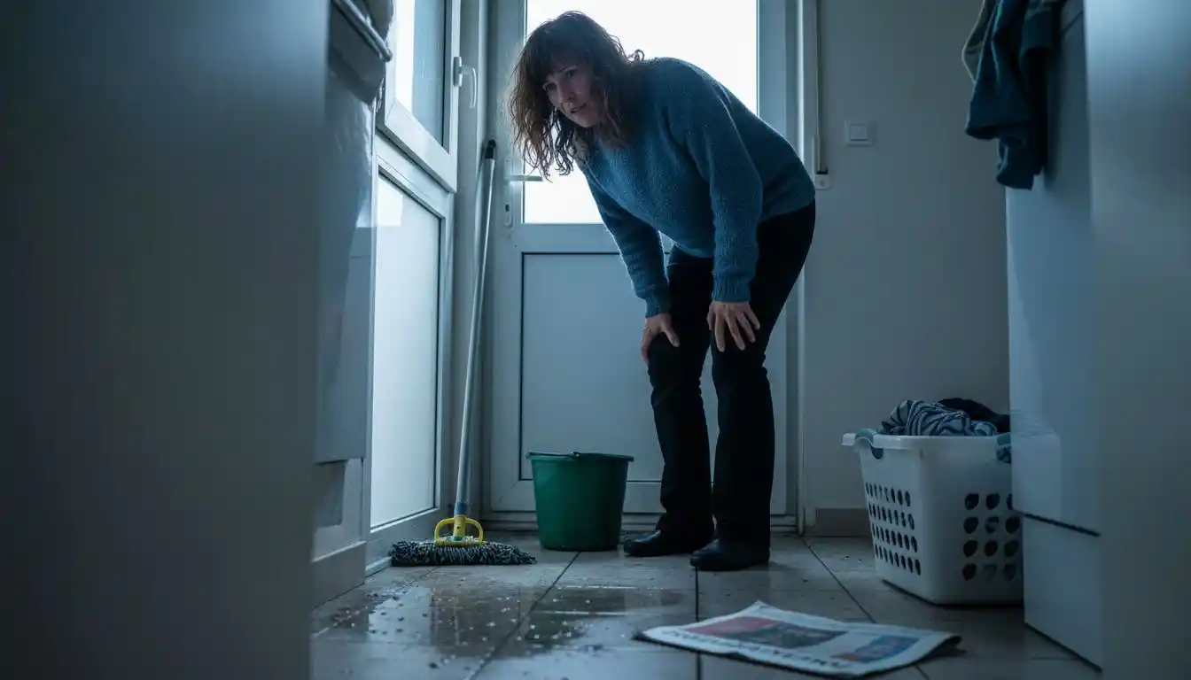 Infiltrations d’eau dans la buanderie de la maison