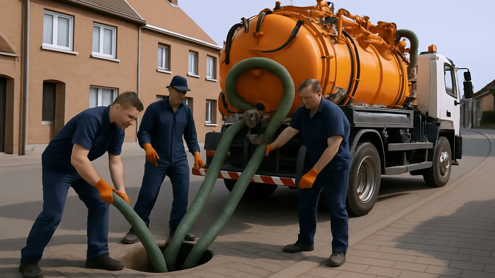 Vidange de fosse septique Zuun} en urgence