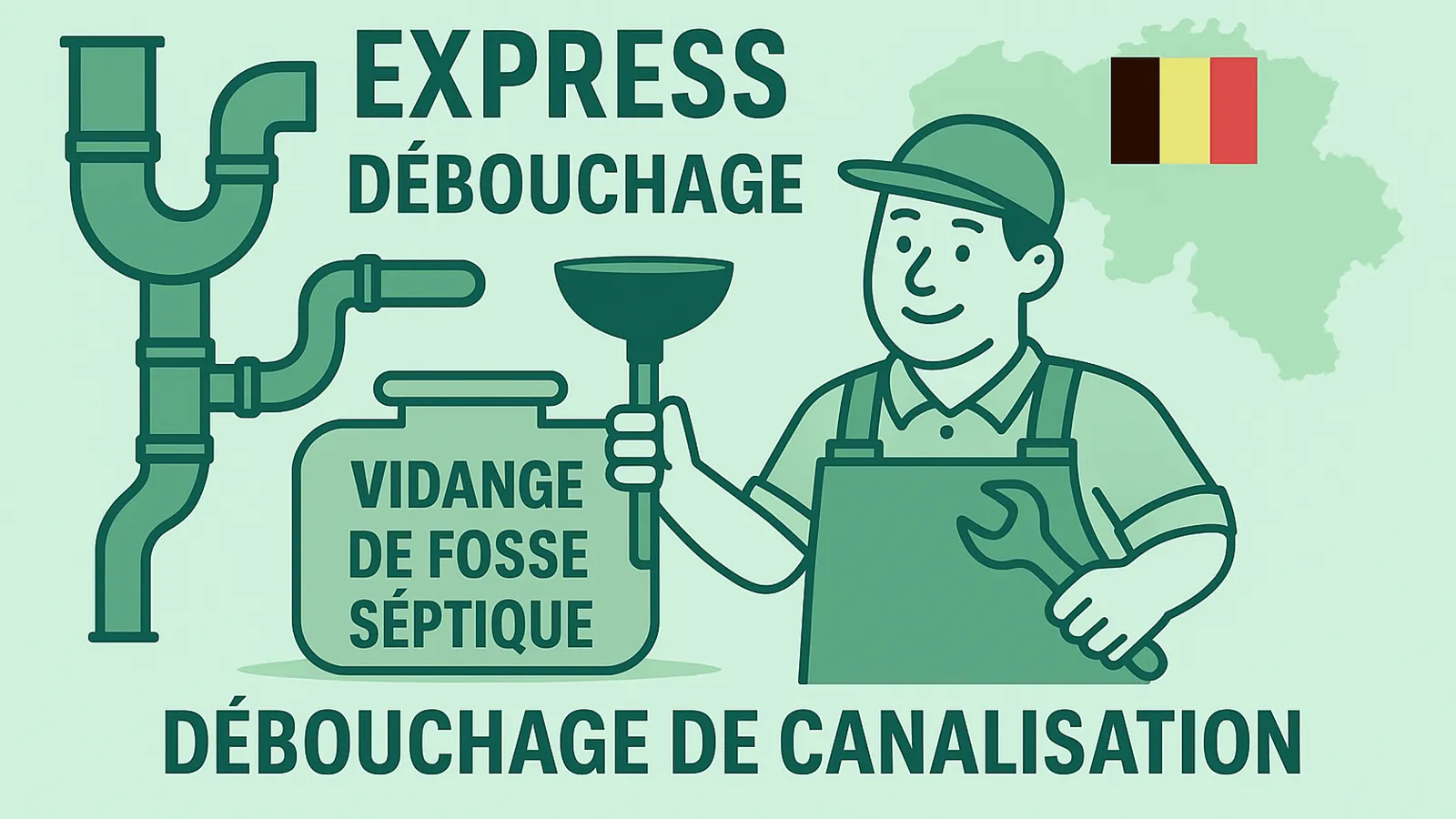 Entreprise de débouchage et de vidange de fosse septique Express Débouchage